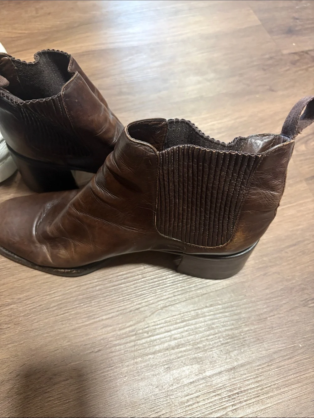 Cole Haan Brown Leather Chelsea Booties